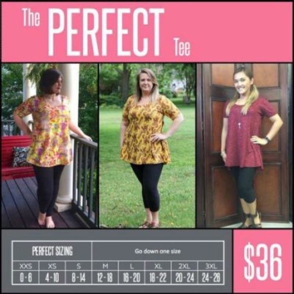LulaRoe XS Perfect T. - Picture 4 of 4
